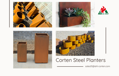 Corten Steel Outdoor Planter